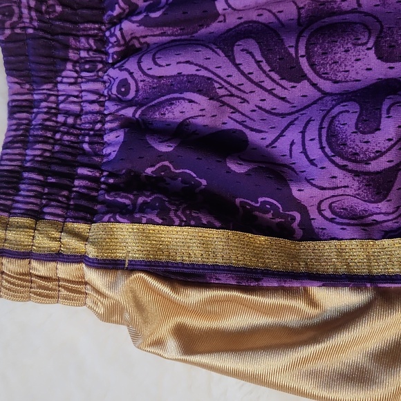 Mens Los Angeles Lakers Mitchell & Ness Purple Harwood Classic Size M - Picture 3 of 9